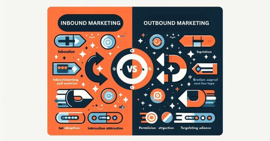 The key difference between inbound and outbound marketing