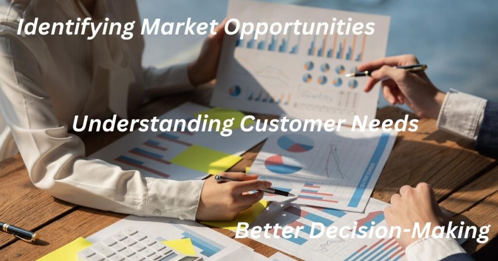 These are Main Advantages of Market Research:
Identifying Market Opportunities
Understanding Customer Needs
Better Decision-Making