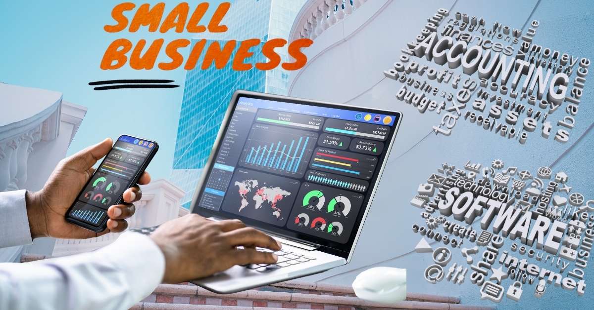 Showing the importance of accounting software in small business.