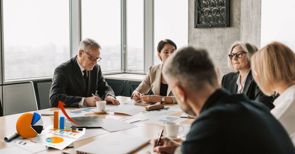 Meeting of executive board on accounting principles