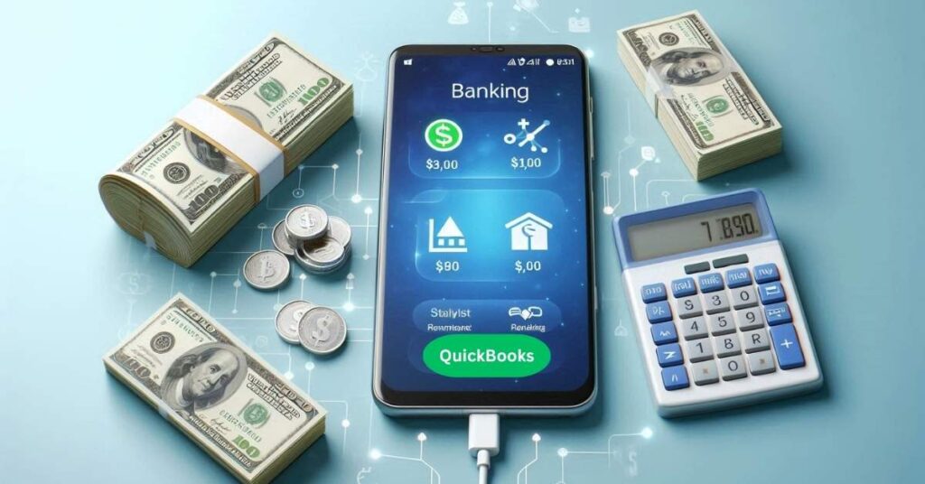 Bank integration components of QuickBooks