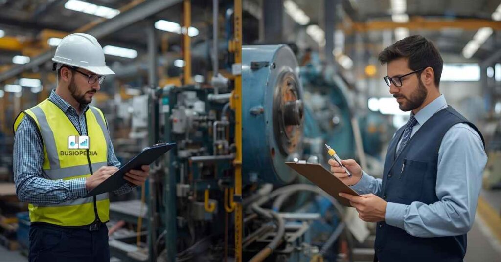 Inspection of tools used in tangible assets valuation