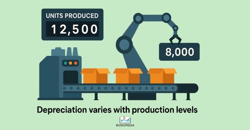 Elaboration of units of production method of Depreciation